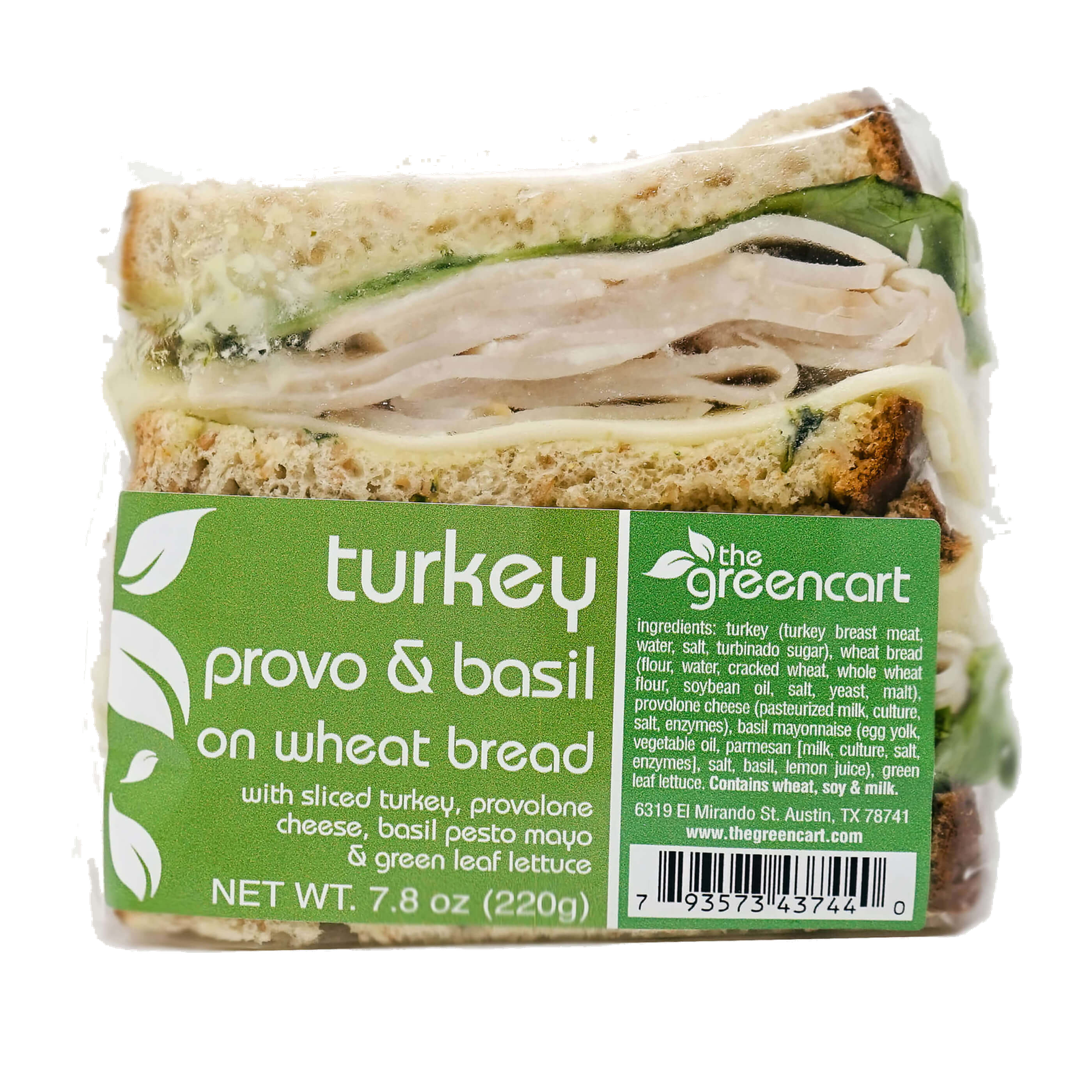 Turkey Provo Basil Sandwich