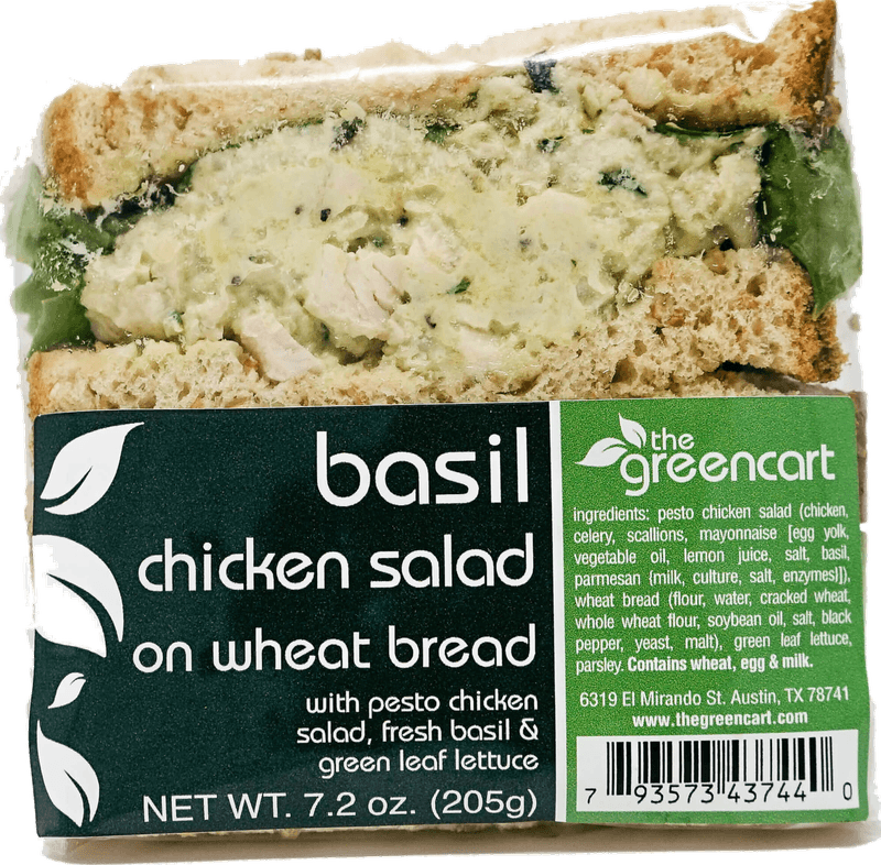 Basil Chicken Salad Sandwich