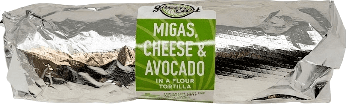 Migas, Cheese & Avocado Taco