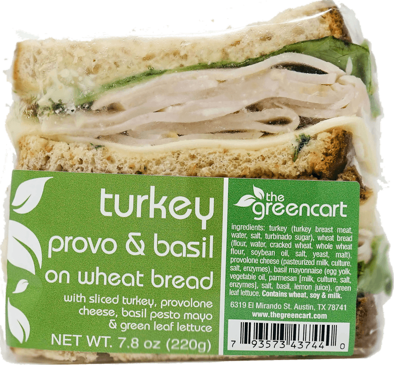 Turkey Provo Basil Sandwich